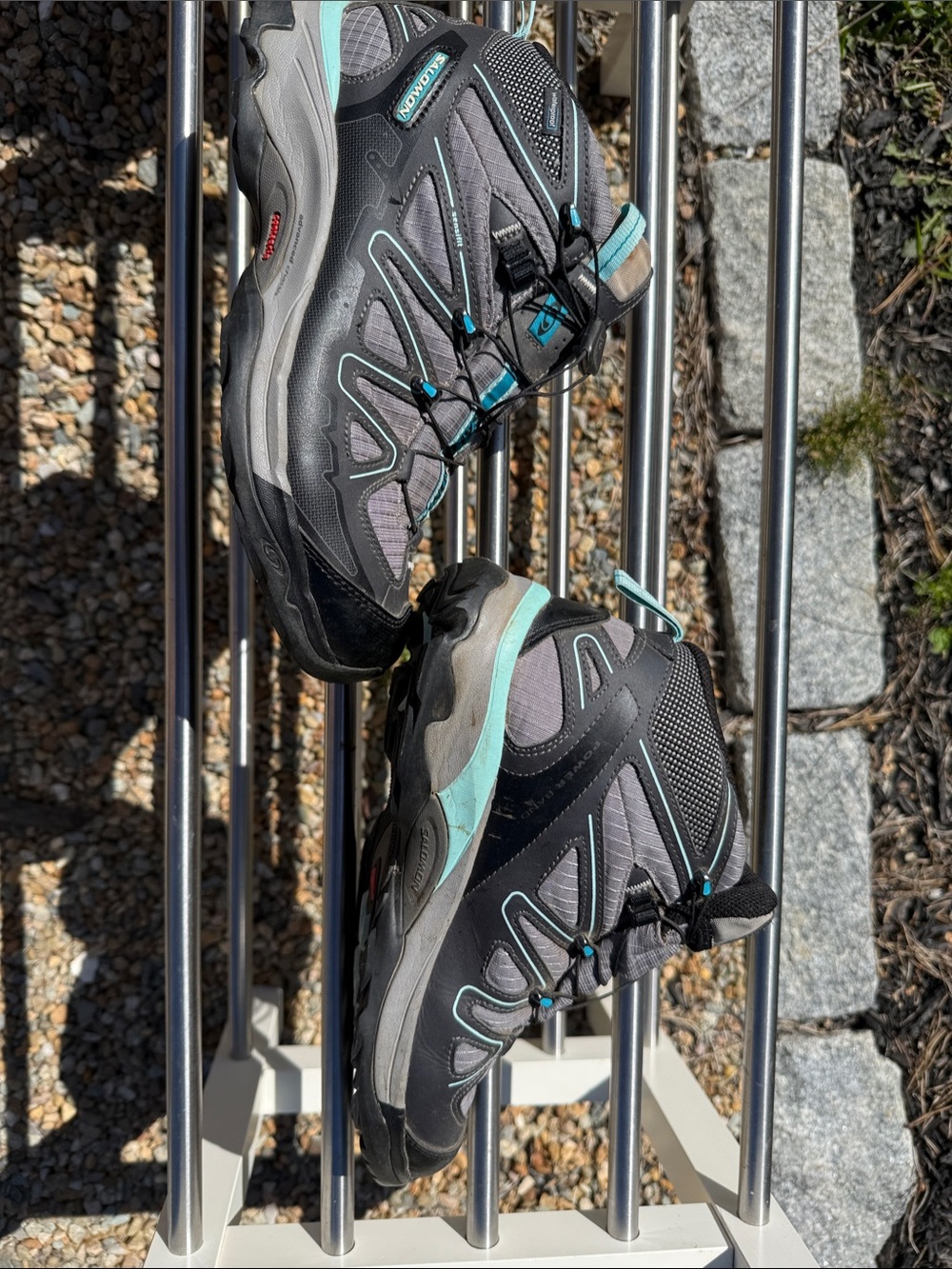 Salomon Women's Winter Boots - Gray & Teal Accents